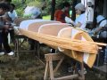 MAKE A CANOE カヌー作り　製作編　のむのむ