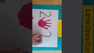 Bye Bye 2021/ new year activity for kindergarten  #shorts #littleonescare #ytshorts