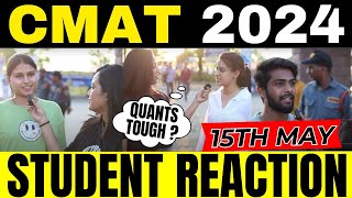 CMAT 2024 Student Reactions ✅ Most Toughest Subject ? CMAT Student Interview At Centre #cmat2024