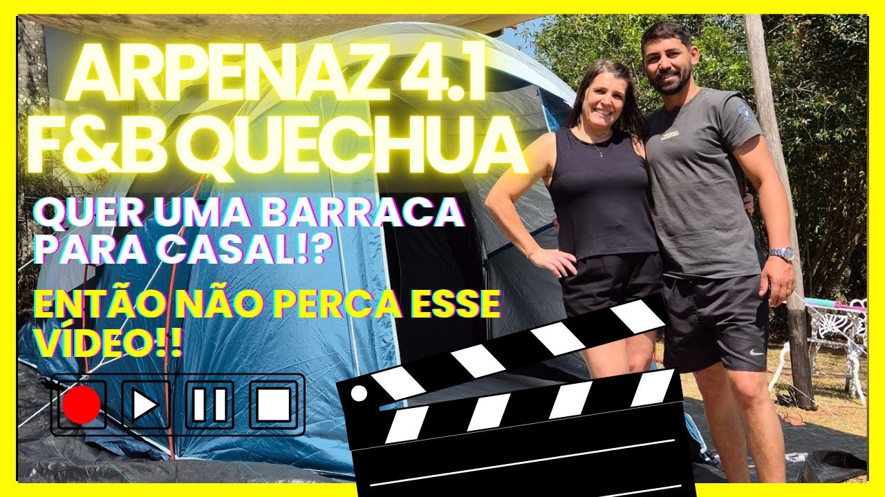 TUDO SOBRE A BARRACA QUECHUA ARPENAZ 4.1 FRESH & BLACK, DA EMBALAGEM À MONTAGEM! BARRACA PARA CASAIS