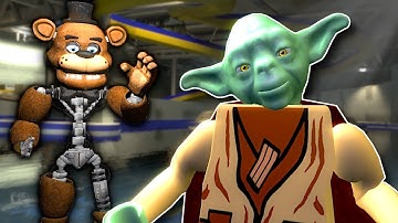 SLASHER AT FNAF POOL PARTY! - Garry