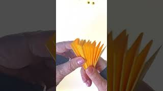 Easy Origami Peacock #shorts