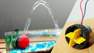 Como Hacer una Mini BOMBA DE AGUA para Fuente Fácil (Sumergible)