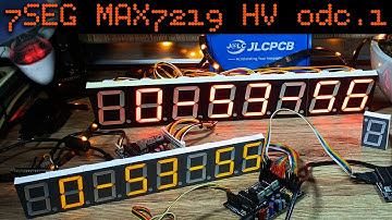 @JLCPCB  Sterowanie wielkimi wyświetlaczami siedmiosegmentowymi. "Boost" do MAX7219. Czytaj opis!