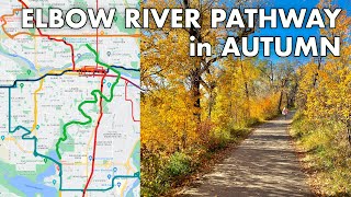 Elbow River Pathway in Fall