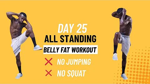 30 Days All Standing Abs Workout Challenge - Day 25