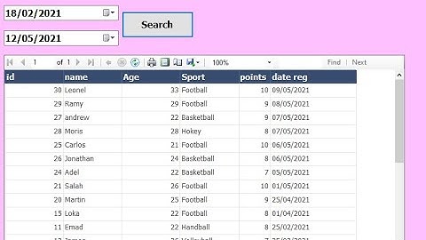 How to filter Report RDLC between Two dates in VB. net