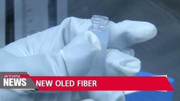 Fiber OLED with width of single hair developed by Korean researchers