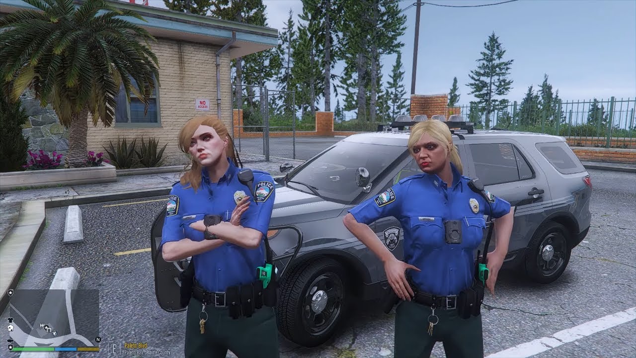 Gta 5 Lspdfr Playing As A Female Police Officer - Paleto Bay TownShip P ...