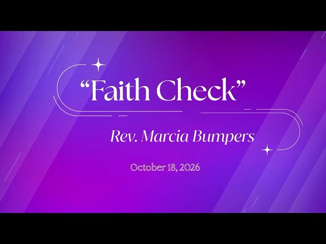 "Faith Check"