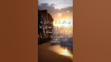 سورة العنكبوت من  آية 61 إلى آية 62 بصوت الشيخ ياسر الدوسري♥♥