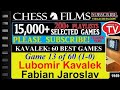Kavalek 60 best games 13 of 60 lubomir kavalek vs fabian jaroslav