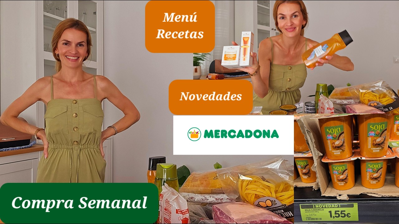 Mercadona Compra Semanal + Novedades de Septiembre Perfumería Ideas Menú Semanal Recetas Saludables