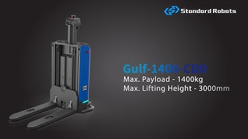 Unmanned Forklift under Natural/SLAM Navigation_Gulf-1400-CDD_Standard Robots