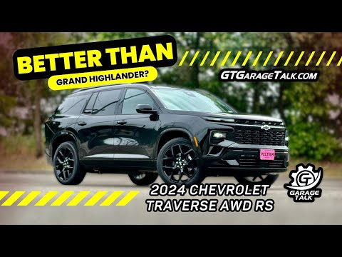 2024 Chevrolet Traverse Awd Rs | Is It Better Than A Toyota Grand Highlander