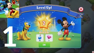 Disney Magic Kingdoms - Gameplay Walkthrough Part 1 - Level 1-3 (iOS, Android)