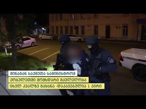 შინაგან საქმეთა სამინისტრომ ქობულეთში მომხდარი მკვლელობა ცხელ კვალზე გახსნა