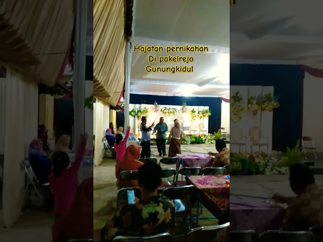Hajatan pernikahan di Pakelrejo Piyaman Gunungkidul Yogyakarta #elektone class=