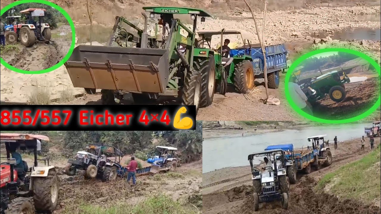 आज तो बहुत तगड़ा system hang ho gya /////तीन तीन ट्रैक्टर का जोर देखने को मिला 