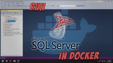 Run Microsoft SQL Server Containerized in Docker
