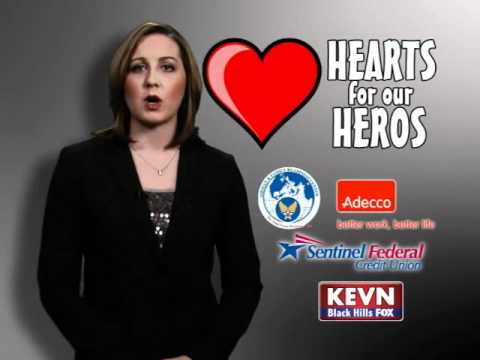 Adecco's Hearts for OUR Heros... KEVN Valentine PS...
