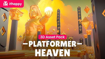 Platformer 9 Heaven - 3D Low Poly Asset Pack for Games