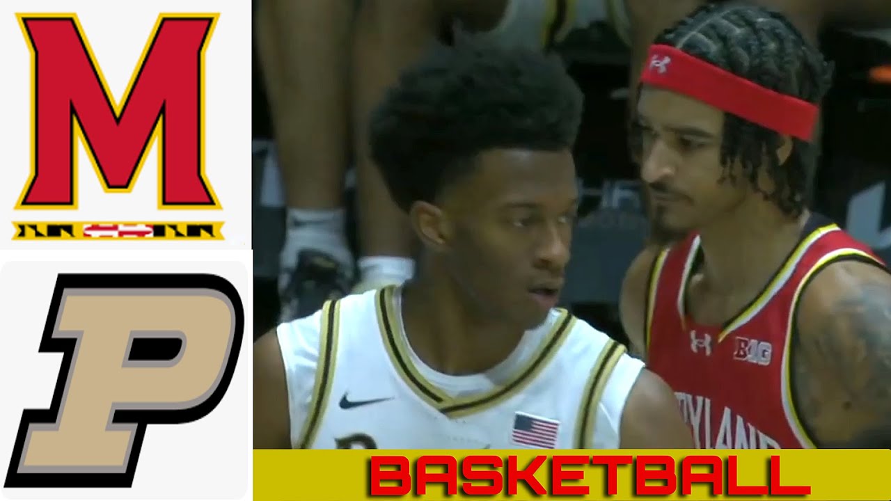 MARYLAND vs #8 PURDUE Basketball Game Full Highlights 2024 - YouTube