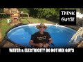 Extension Cords & Swimming Pools Filter Pumps /  Water & Electricity DO NOT MIX