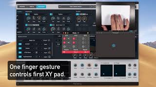 Alchemy X/Y Pad Controls with a Trackpad - AudioSwift