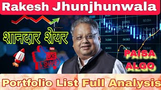 Rakesh Jhunjhunwala 🚀 STOCK PICKS : 2024 Market Secrets & Tips 💥| Tata motors | Paisa Algo Hindi