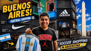 ARGENTINA me FOOTBALL SHOPPING 😱⚽ - RARE COLLECTIBLES & JERSEYS !! 🇦🇷