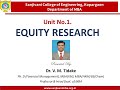 1 1 Equity Research Basics U Tube