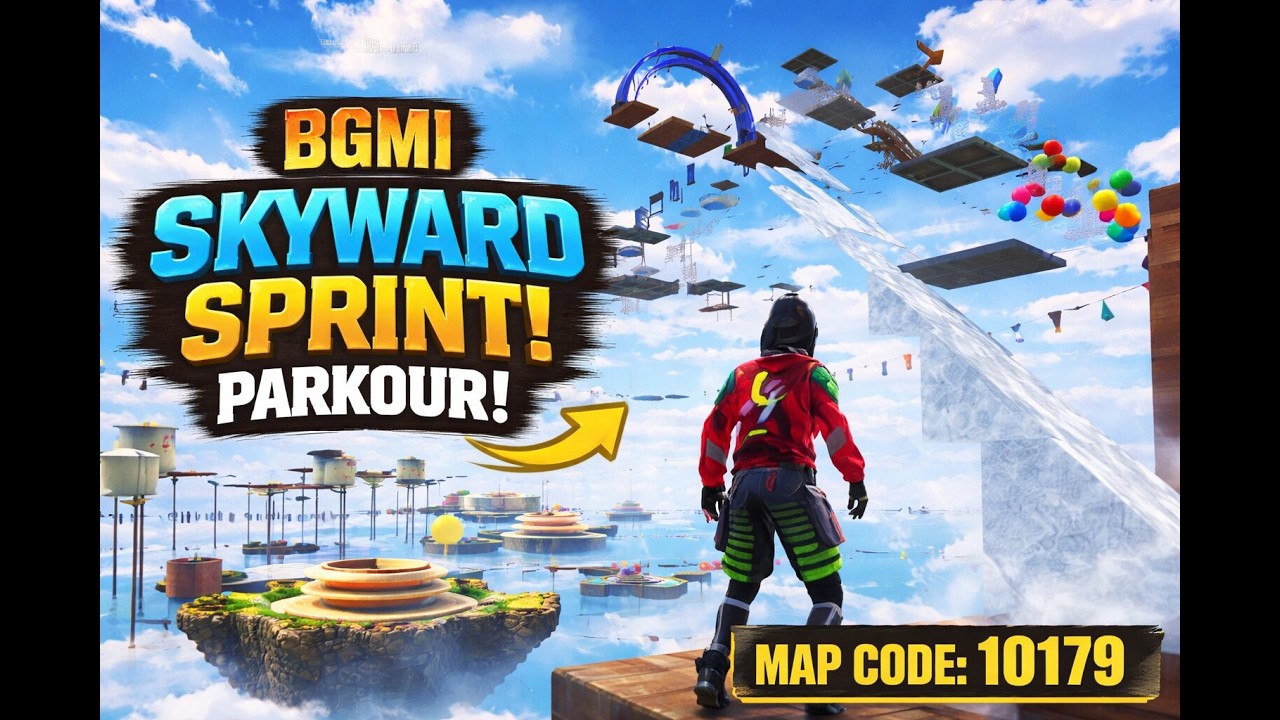 SKYWARD SPRINT PARKOUR full tutorial and complete - YouTube