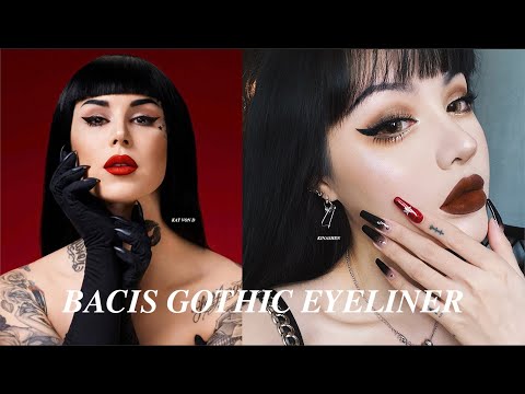 Basic Gothic eyeliner tutorial / KINASHEN