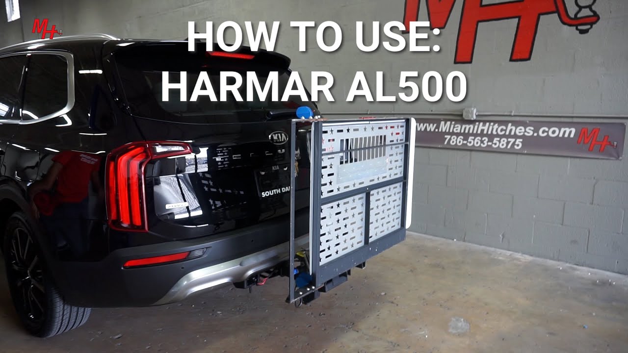 How To Use Harmar AL500 Scooter Lift - YouTube