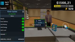 Manage Supermarket Simulator 1.17 Mod Menu Unlimited Money Energy Add Level | Zego Studio screenshot 5
