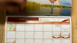 2018 Adirondack Winery Wall Calendar screenshot 4