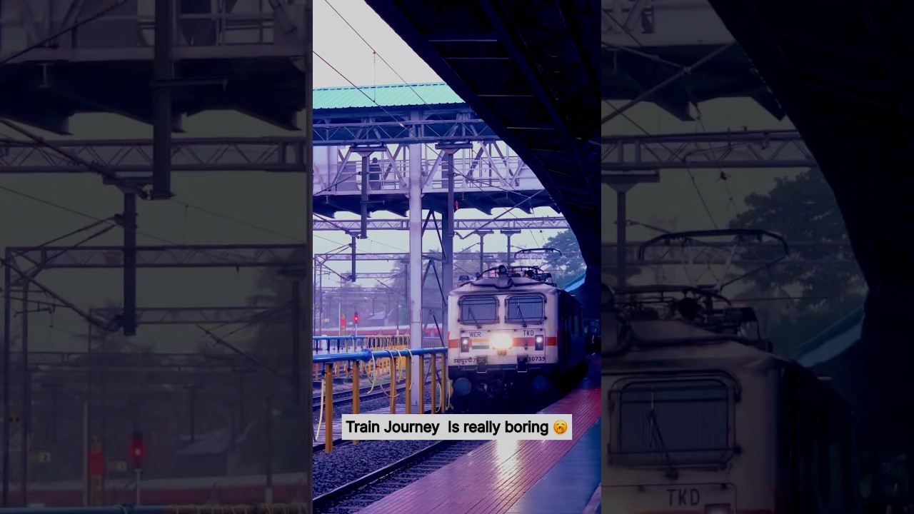 😎Mini Vlog |🚊Train journey is really boring 🥱 No…. 