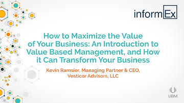 An Introduction to Value Based Management