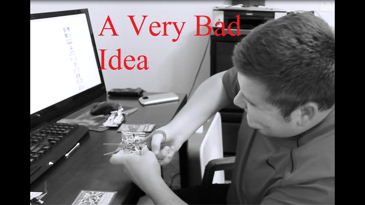 Cutting Yugioh Cards in Half [RESULTS] YouTube