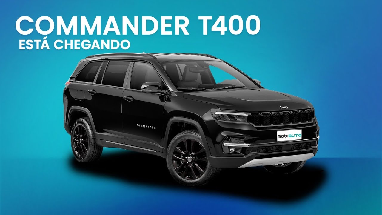 JEEP COMMANDER T400 2024 quer deixar novo Tiguan COMENDO POEIRA 