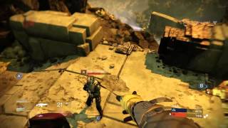 Epic mid-air throwing knife headshot - Destiny Beta