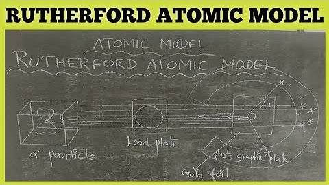 Rutherford atomic model in tamil | Quantum mechanical model of atom
