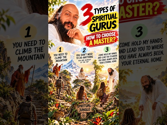 3 types of Spiritual Gurus- A spiritual jungle around & How to find a true Master?