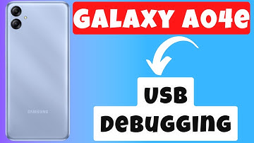 Samsung Galaxy A04e Enable Usb Debugging || USB Debugging || How to Enable USB Debugging Mode