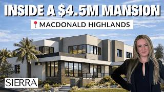 Famous Touring a $4.5 Million Mansion in MacDonald Highlands With INSANE Strip Views | Las Vegas Luxury Net Worth