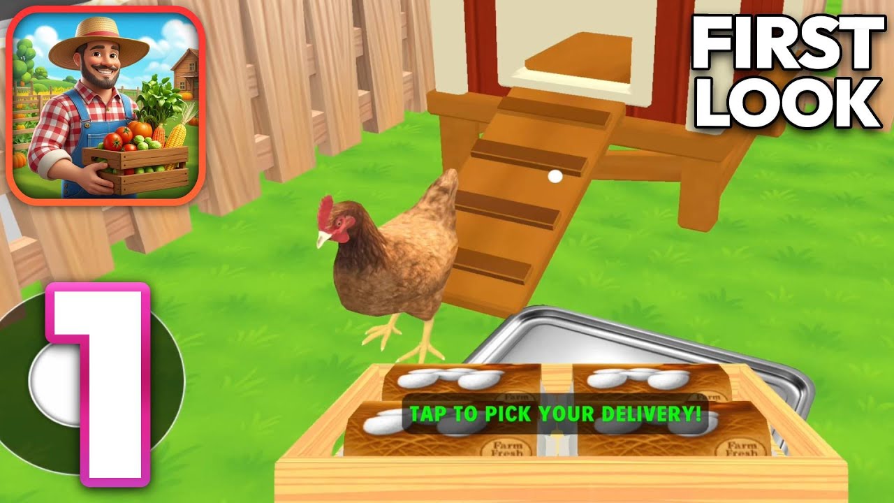 Farm Supermarket Simulator - Walkthrough Gameplay Part 1 - Tutorial (iOS, Android)