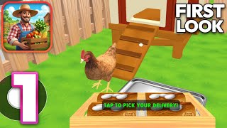 Farm Supermarket Simulator - Walkthrough Gameplay Part 1 - Tutorial (iOS, Android) screenshot 3