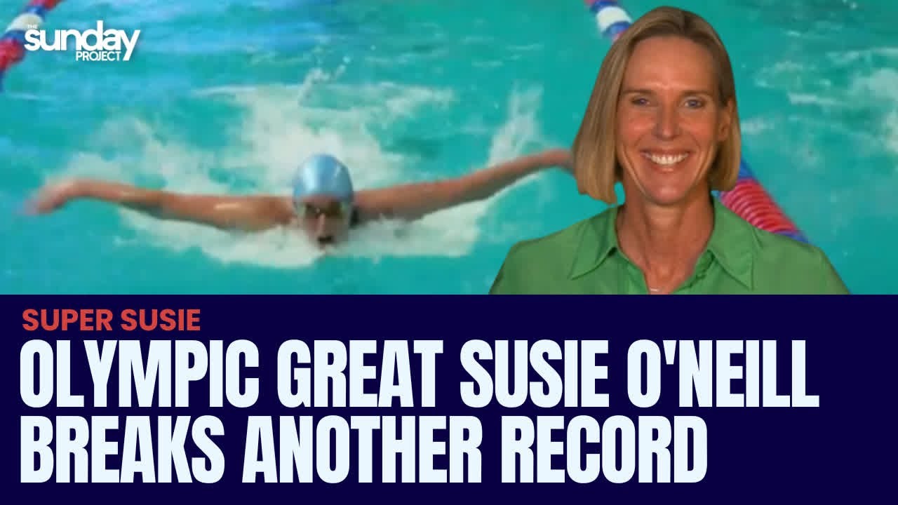 Olympic Great Susie O'Neill Breaks Another Swimming Record - YouTube