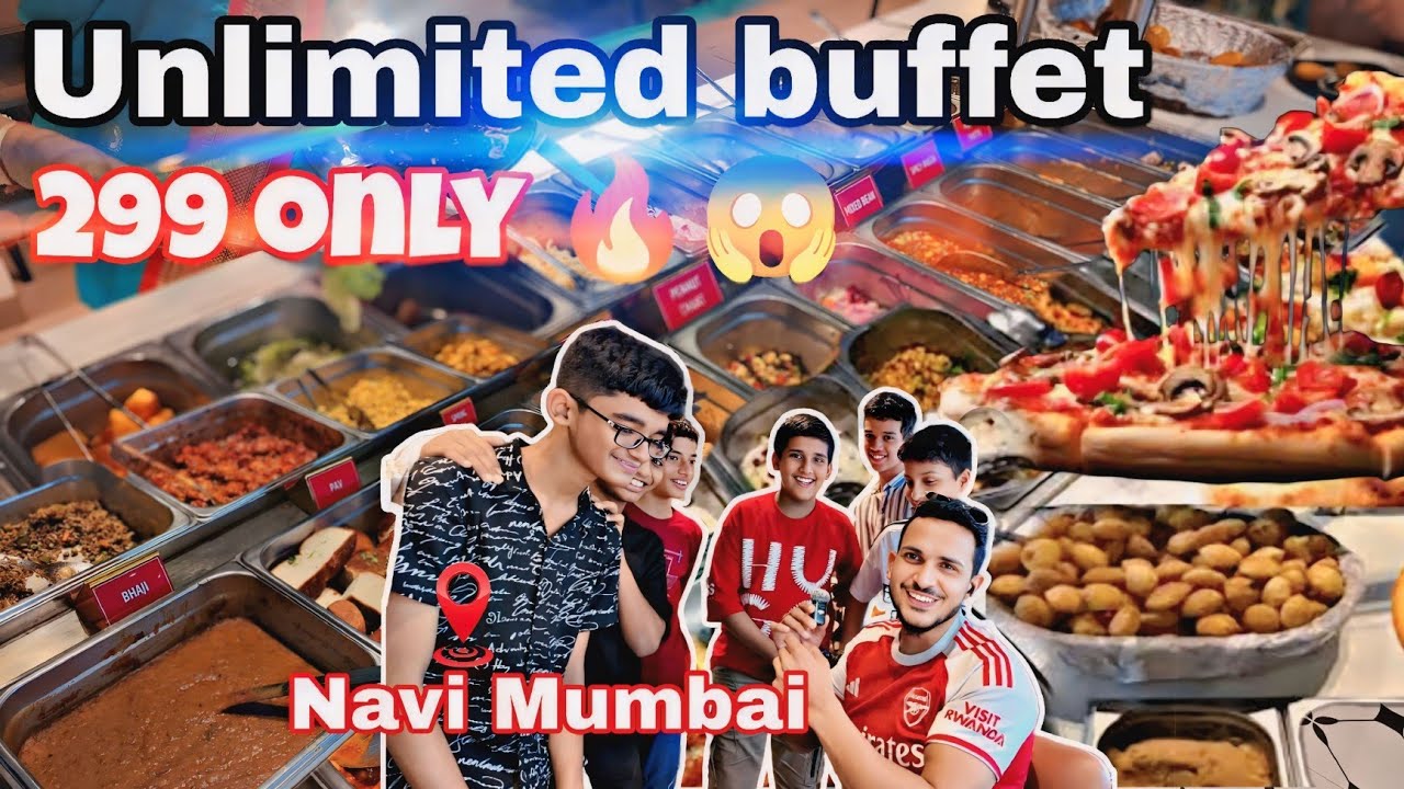 Unlimited Buffet at Just ₹299 😱 | 40+ Varieties | Lunch & Dinner Special | All day's Buffet 😍